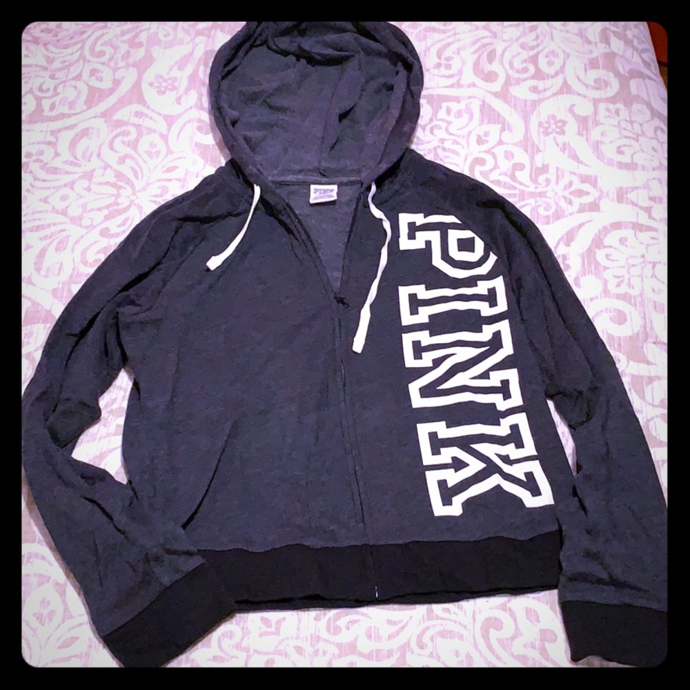 Pink Victoria’s Secret hoodie